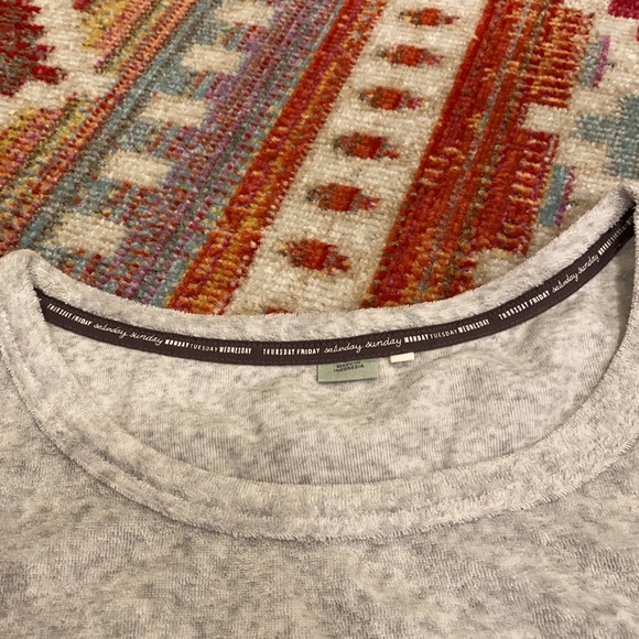 Like new Saturday Sunday (Anthro) Terry Tee - Soft and fuzzy!! - Picture 4 of 5
